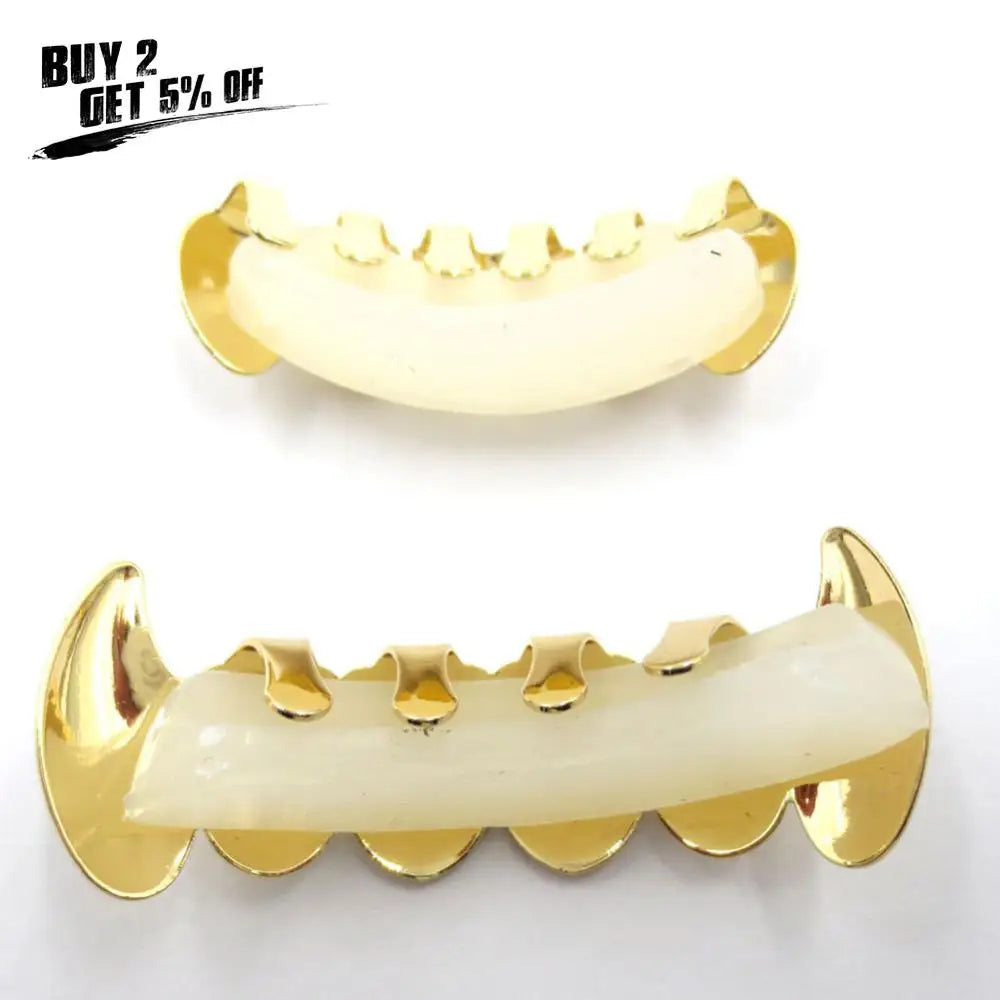 JINAO 2-Piece Grillz Molding Bar – Reusable Silicone Fitting Mold for Top & Bottom Hip Hop Teeth Grillz