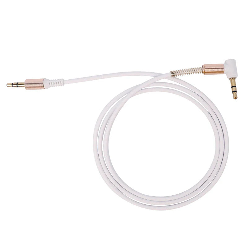3.5mm Male to Male Aux Audio Cable — Car, JBL Speaker, iPhone & Samsung Headphone Cord
