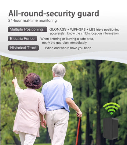 Mini 4G GPS Tracker – Personal & Pet Locator with Voice Monitoring, Car Start/Stop Tracking, Built-in Battery for Safety