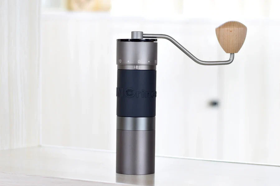 KINGrinder K4/K6 Manual Coffee Grinder — Portable 420 Stainless Steel Mill with 48mm Titanium-Plated Burr