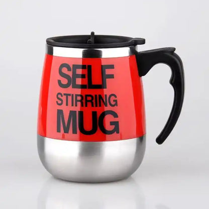 NEW!!! Stainless Steel Self-Stirring Coffee Cup with Custom Logo - Battery or Rechargeable