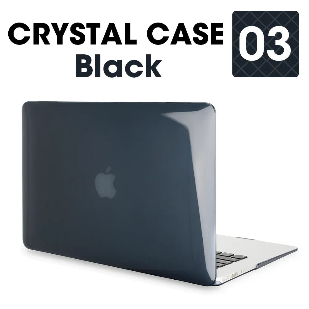 Matte Laptop Case Cover for MacBook Air & Pro - Slim Protective Hard Shell Case for 11 13 15 16 Inch Retina Touch Bar Models