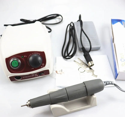 STRONG 210/207B 65W 50000RPM Nail Drill – STRONG PRO 105LN Professional Manicure & Pedicure Machine for Nail Polishing