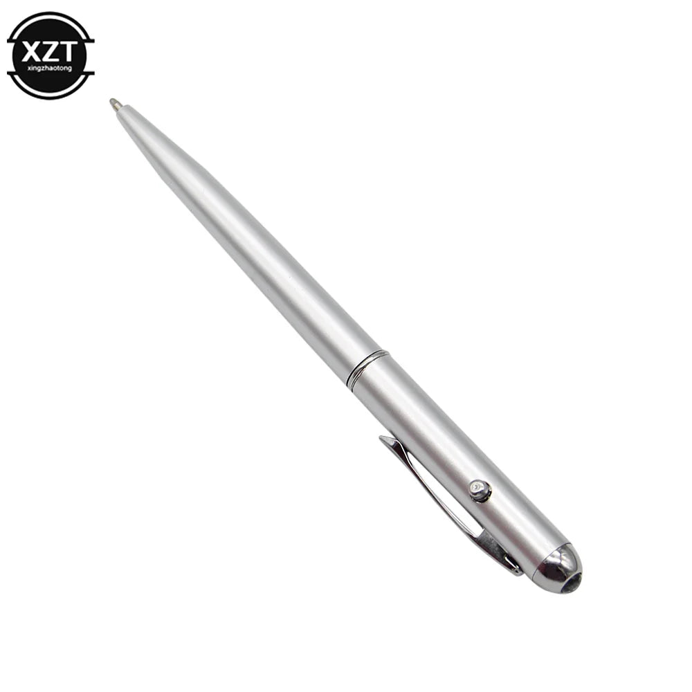 Invisible Ink Pen with UV Light — Magic Hidden Handwriting Ballpoint Pen for Office & School Supplies