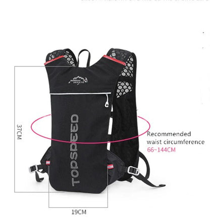 5L Ultralight Outdoor Trail Running Backpack — Hydration Vest with 500ML Water Bottle for Men