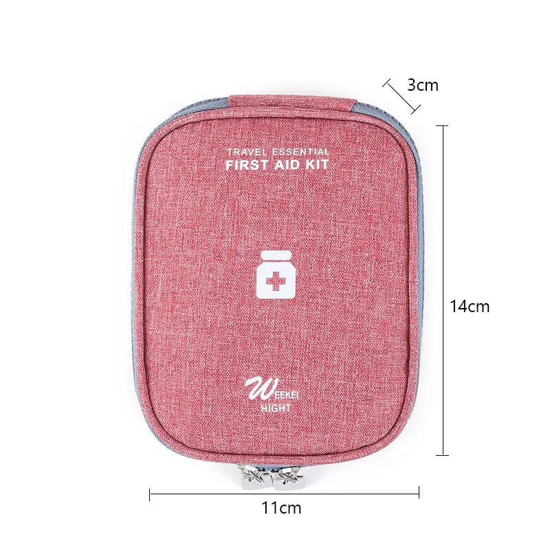 Mini Portable Medicine Storage Bag — Travel First Aid Organizer for Camping, Emergency, and Survival, Pill Case