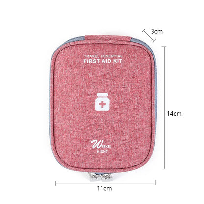 Mini Portable Medicine Storage Bag — Travel First Aid Organizer for Camping, Emergency, and Survival, Pill Case