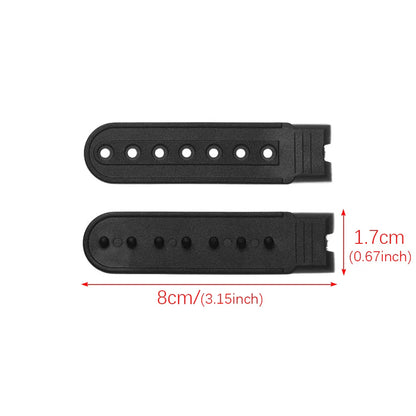 5 Sets Snapback Strap Replacement – 7-Hole Colorful Hat Repair Fastener Buckle Clip Extender for Baseball Caps
