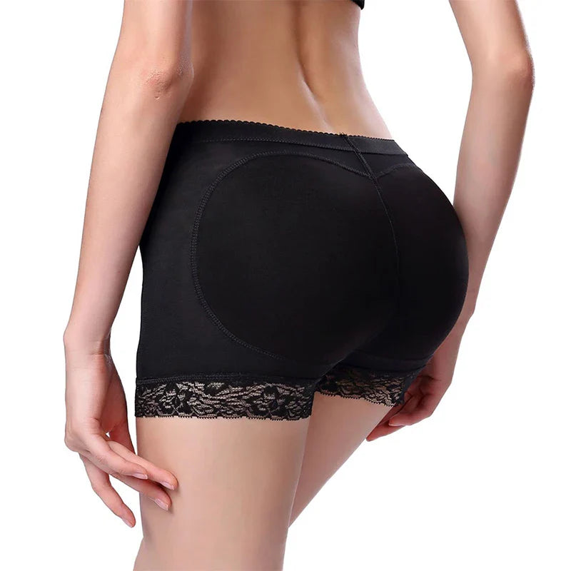 Women's Butt Lifter Panty: Padded Underwear for Fake Buttock Body Shaping - High Waist Tummy Control Hip Panties