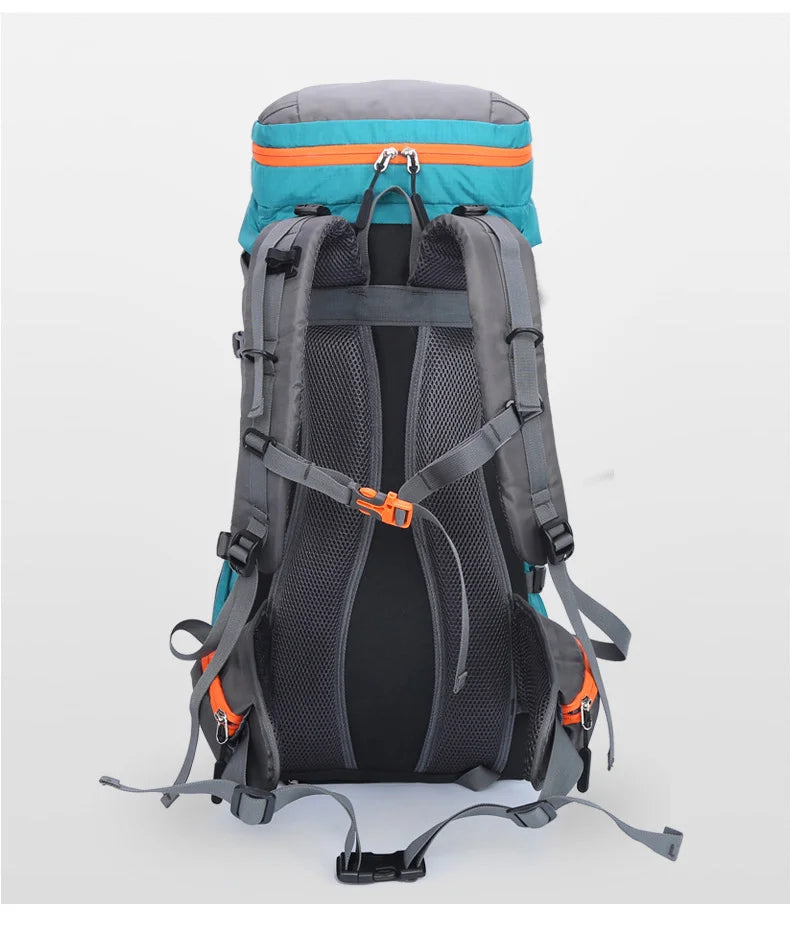 65L Large Camping Backpack — Waterproof Outdoor Hiking, Climbing & Trekking Mountaineering Sport Bag