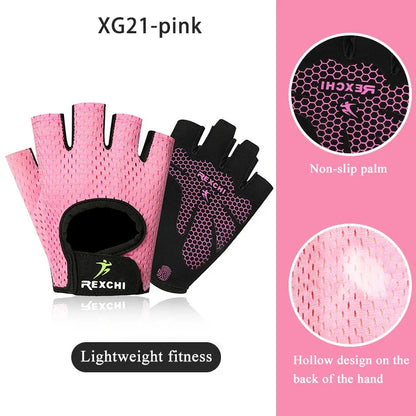 Gym Fitness Gloves – Half Finger Weight Lifting & Training Gloves for Men & Women, Workout Hand Protection