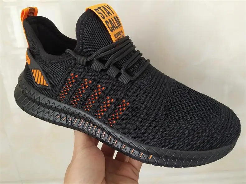 Fashion Sneakers for Men – Lightweight Casual Lace-Up Shoes, Breathable Walking Footwear