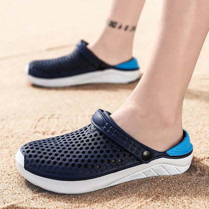 Unisex Fashion Beach Sandals – Waterproof Anti-Slip Flip Flops with Thick Sole for Men & Women