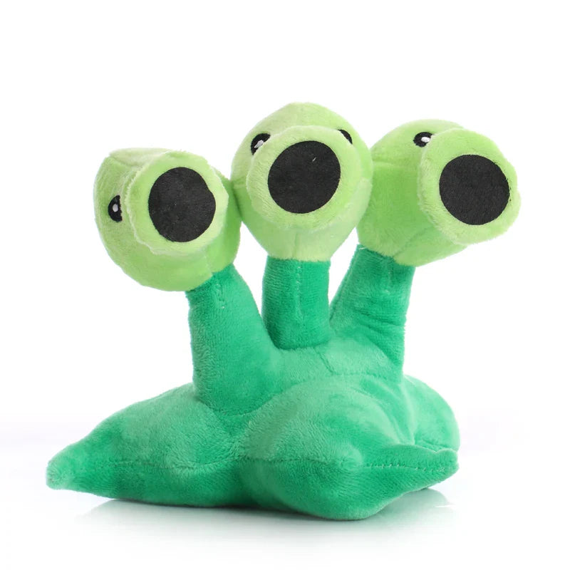 20cm Plants vs Zombies Plush Toys Set Peashooter Snow Pea Repeater Threepeater Gatling Pea Cartoon Game Stuffed Animals Pendants Kids Gift Plushies