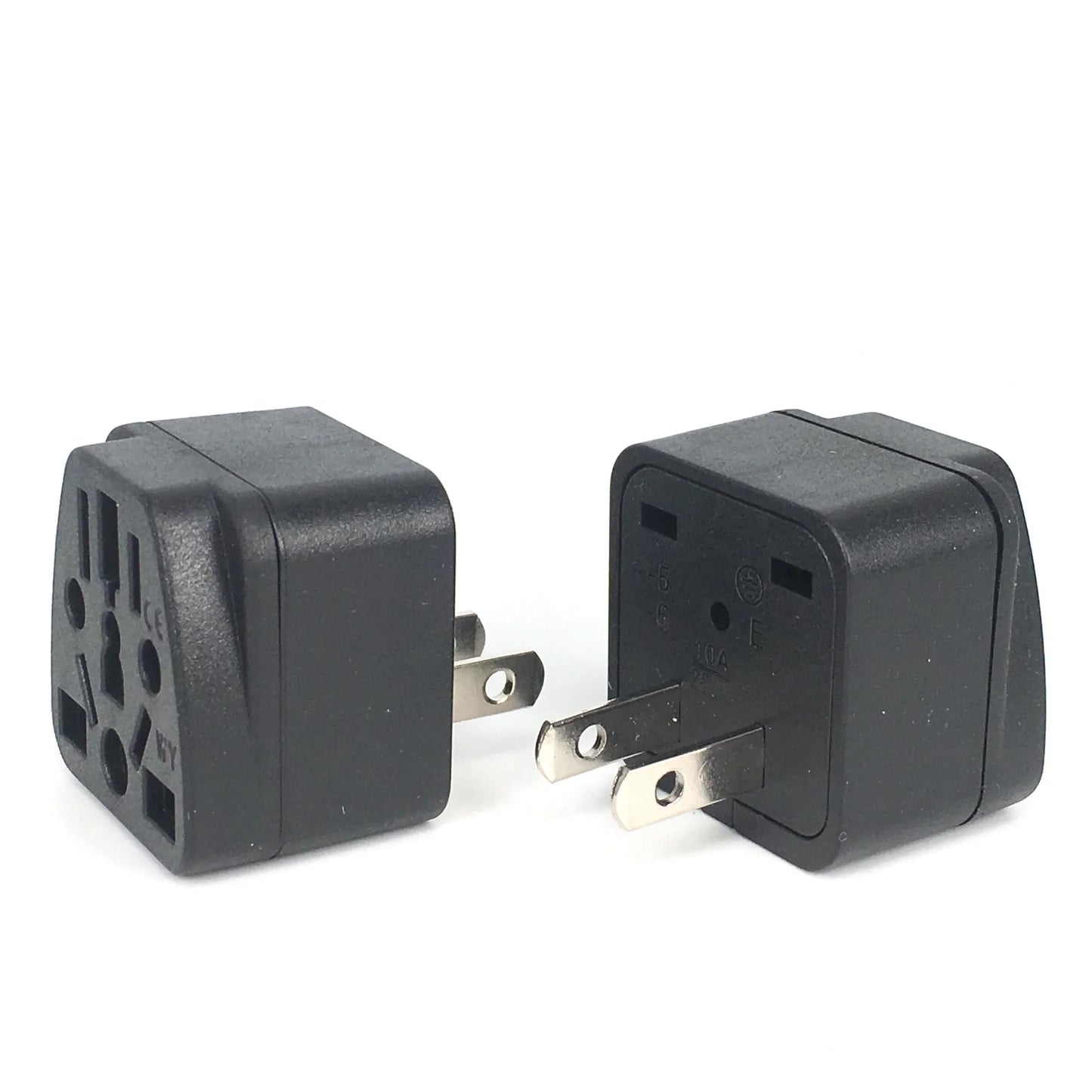 Universal Travel Adapter – German, Russia, AU, UK, KR, EU to US AC Power Socket Type B 10A for USA & Japan