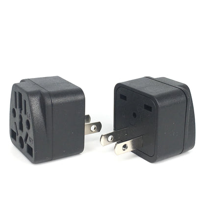 Universal Travel Adapter – German, Russia, AU, UK, KR, EU to US AC Power Socket Type B 10A for USA & Japan