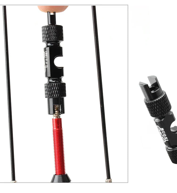 MUQZI MTB & Road Bike Valve Tool – Schrader & Presta Wrench for Tire Installation and Valve Core Removal