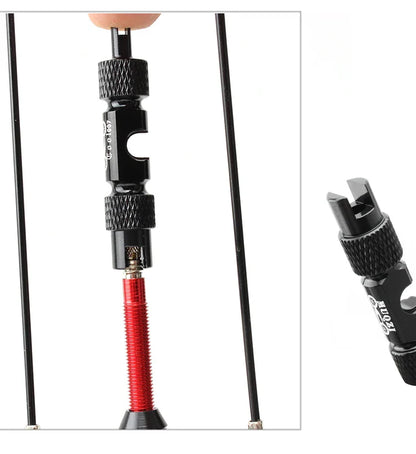 MUQZI MTB & Road Bike Valve Tool – Schrader & Presta Wrench for Tire Installation and Valve Core Removal