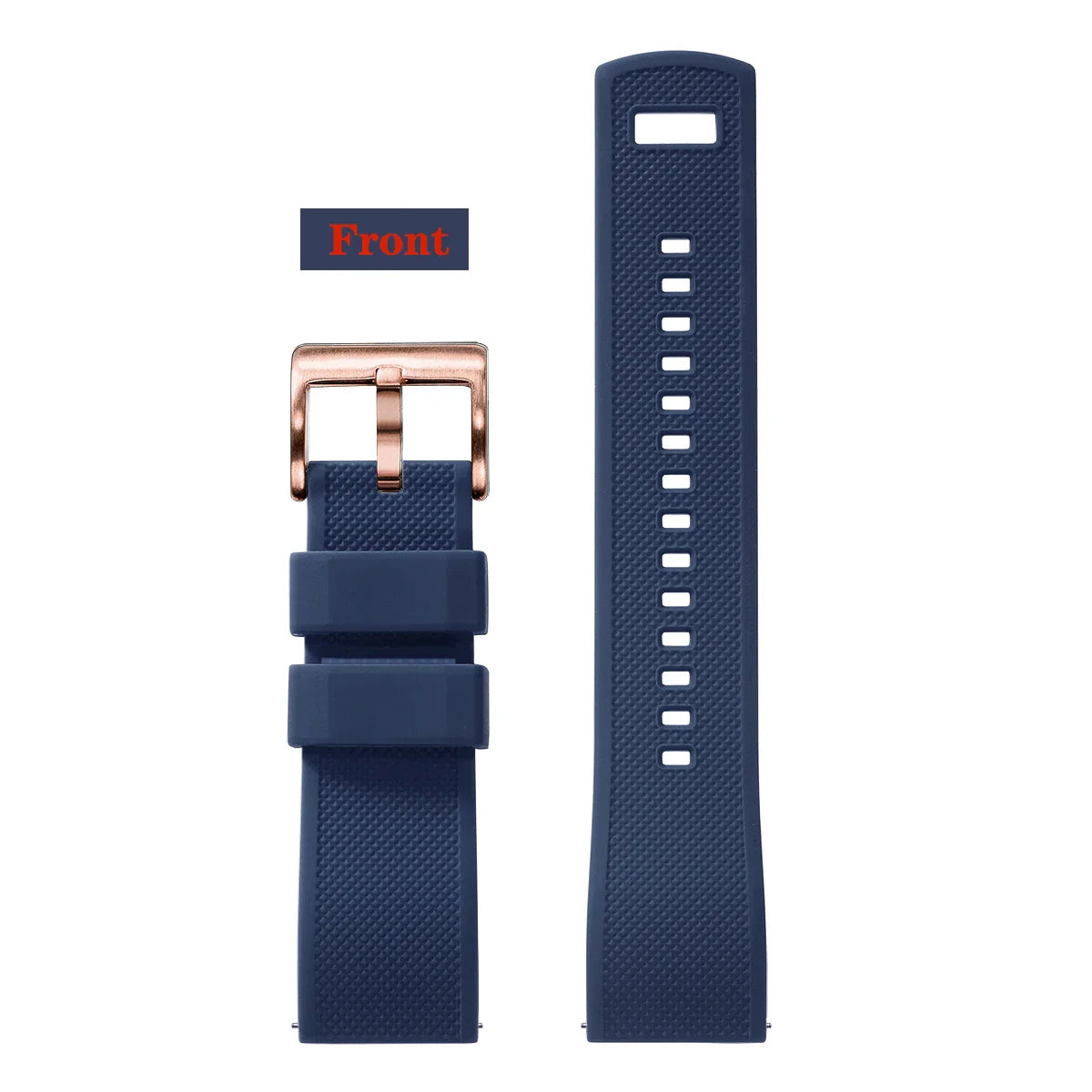 Premium Silicone Watch Band – Quick Release Rubber Strap, 18mm 20mm 22mm Replacement Watchband
