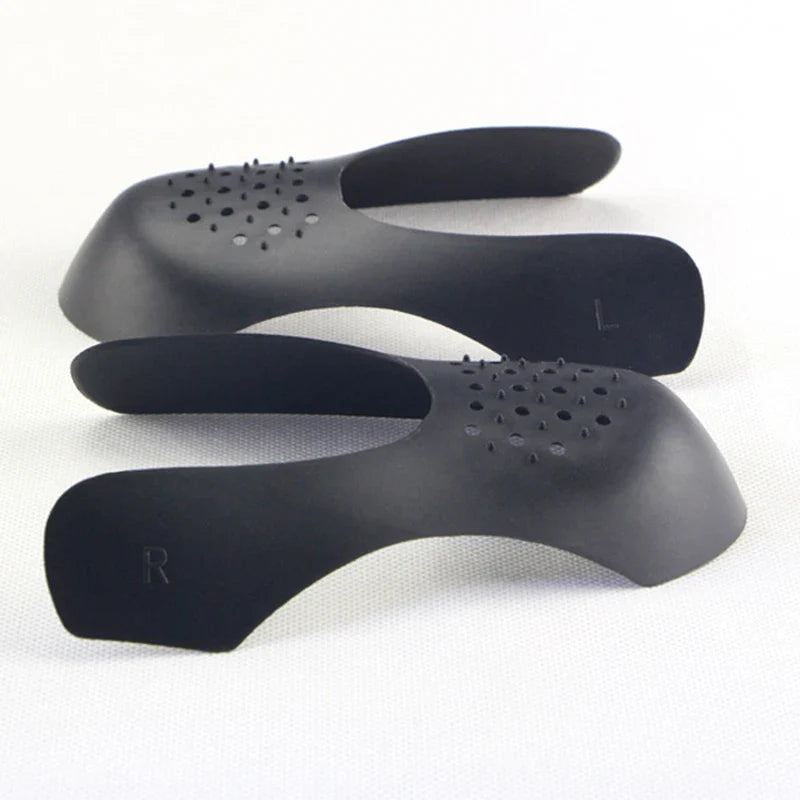 4Pcs Crease Protector & Shoe Head Stretcher - Anti-Crease Sneaker Support & Toe Cap for Wrinkle-Free Shoes