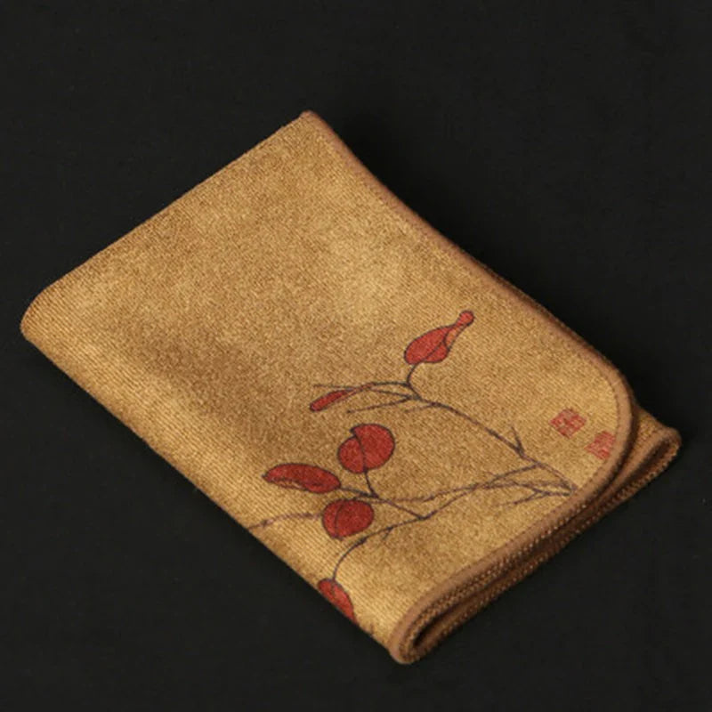 Absorbent Cotton Tea Towel – Thickened Household Kitchen Cleaning Cloth for Dishes & Table