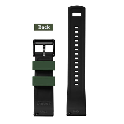 Premium Silicone Watch Band – Quick Release Rubber Strap, 18mm 20mm 22mm Replacement Watchband