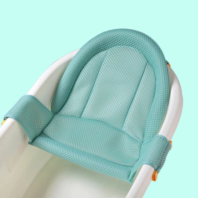 Non-Slip Baby Bath Cushion – Newborn Safety Support Pad & Soft Bathtub Mat
