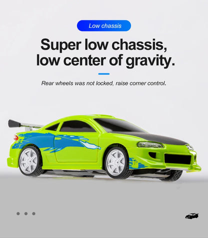 Turbo Racing 1:76 RC Drift Car | C64/C72/C73/C74 with Gyro & Full Remote Control for Kids & Adults