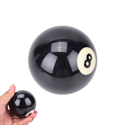 EIGHT BALL Standard Black #8 Billiard Pool Ball – EA14 Replacement, 52.5/57.2 mm