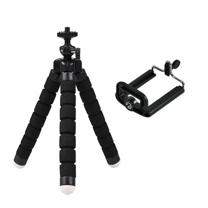 Flexible Mini Octopus Tripod for GoPro Hero 12/11/10/9/8/7 Black MAX & Action Cameras Accessories