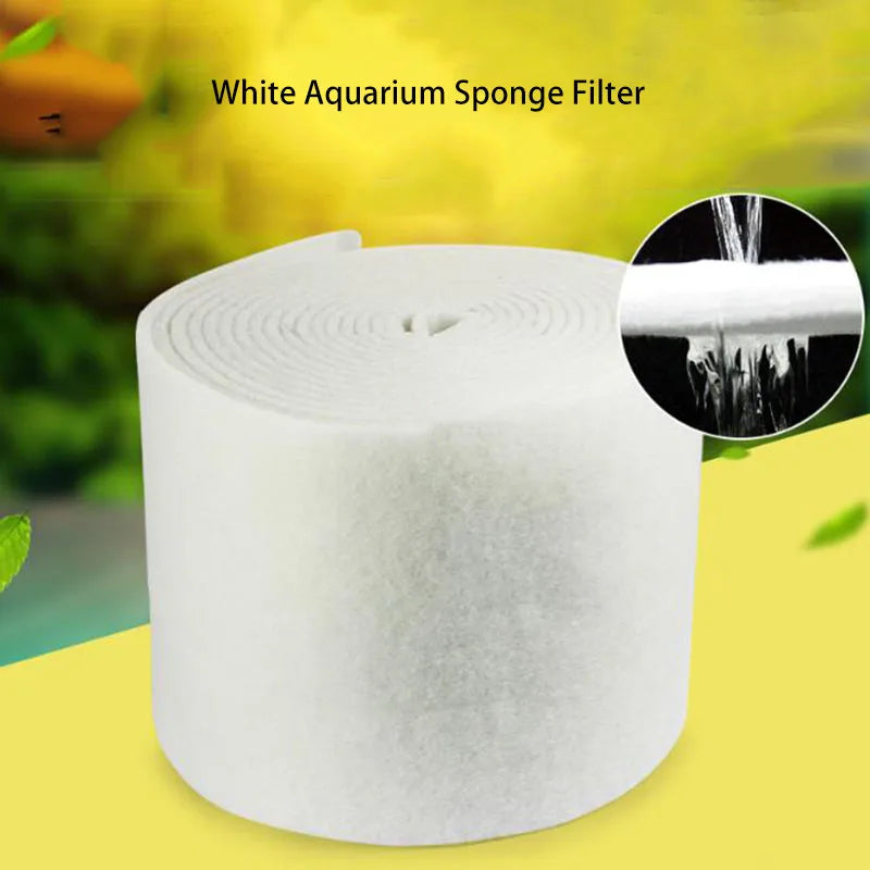 Super Thick Biochemical Aquarium Filter Cotton - Sponge Foam for Fish Tank, Bio Skimmer