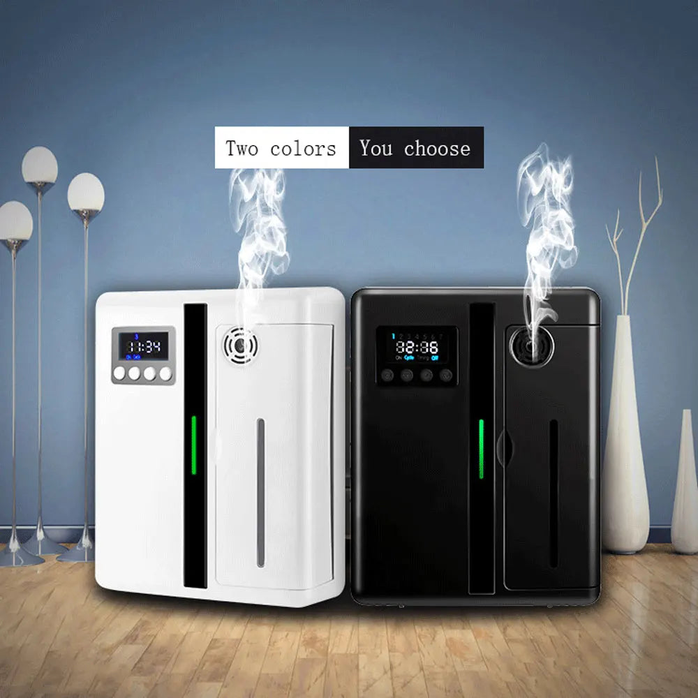 160ML Wall-Mounted Aroma Diffuser - Scent Machine with Fan for Hotel Lobby & Large Area Fragrance