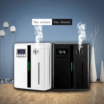 160ML Wall-Mounted Aroma Diffuser - Scent Machine with Fan for Hotel Lobby & Large Area Fragrance