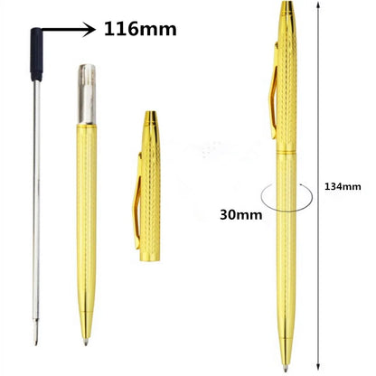 Luxury Model 003 Gold Ballpoint Pen – Premium Color Fine Point Writing Pen for Business, Office & School Stationery