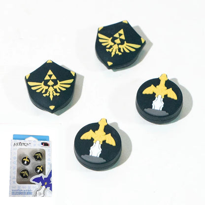 Soft Thumb Stick Grip Caps – Joystick Covers for Switch OLED, NS Lite, Skyward Sword & Monster Hunter Rise Joy-Cons