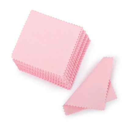 Silver Polishing Cloth – 8x8cm Reusable Jewelry Cleaning Wipes (10/50PCS) Anti-Tarnish