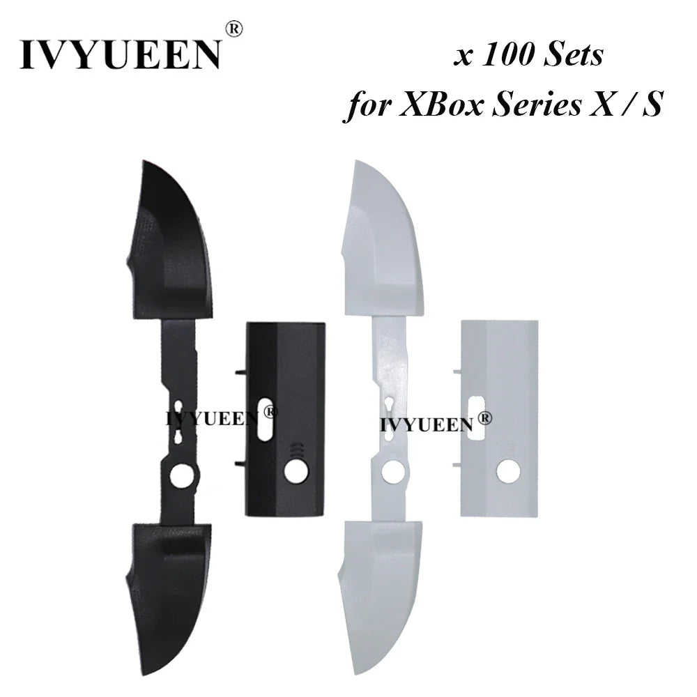 IVYUEEN 100PCS RB/LB Bumper Trigger Buttons – Middle Bar Holder for Xbox Series X|S Controller Repair Parts