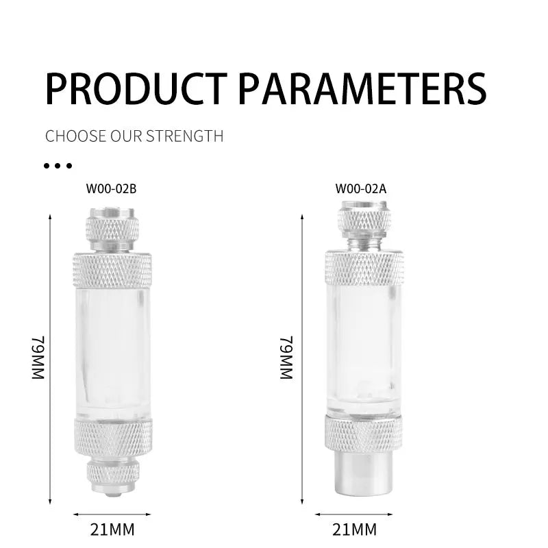 ZRDR Aquarium CO2 Bubble Counter – CO2 Generator Regulator with Single/Double Head Fine-Tuning Valve