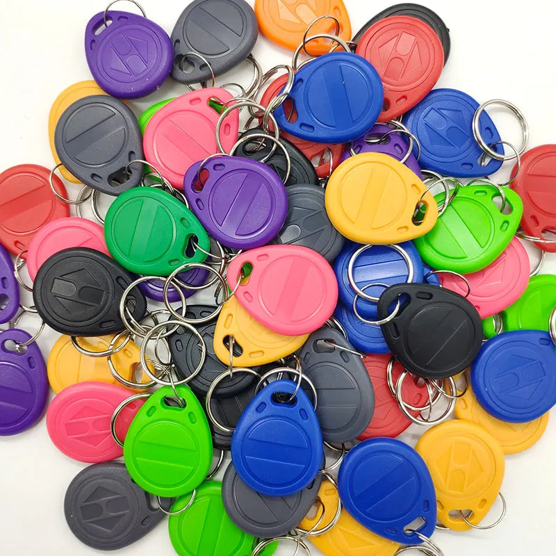 100PCS T5577 EM4305 Rewritable 125KHz RFID Tags – Duplicate Copy, Writable Key Fob & ID Token