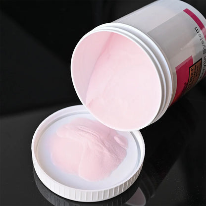 120G Nail Acrylic Powder Set - Clear Pink White Builder Polymer for Nail Extensions & 3D Nail Art