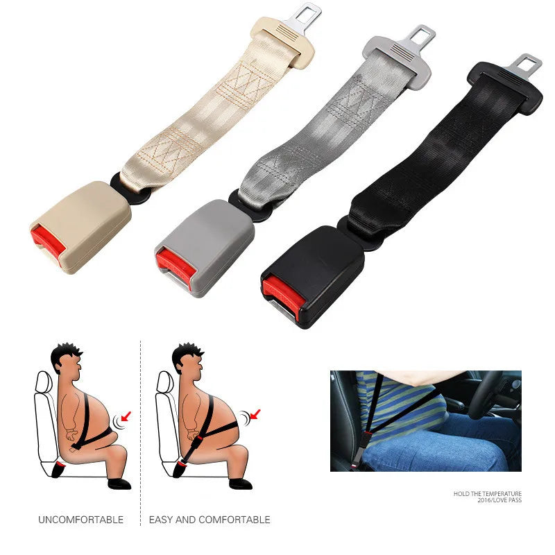 Adjustable Seat Belt Extender – Vehicle-Specific Retractable Safety Certified Extension