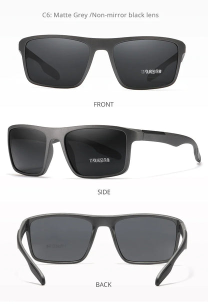 KDEAM Ultra-Light Polarized Sports Sunglasses for Men & Women – TAC 1.1mm Lens, Category 3 Driving Sun Glasses