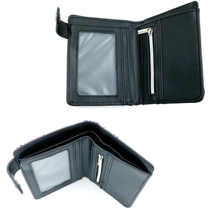 Death Note Anime Wallet — Black PU Leather Short Card & Coin Purse for Boys & Girls Gift