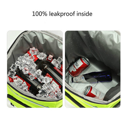 DENUONISS 33L Cooler Bag – Soft Insulated Backpack for 36 Cans, Leak-Proof Food & Beer Storage for Travel & Beach