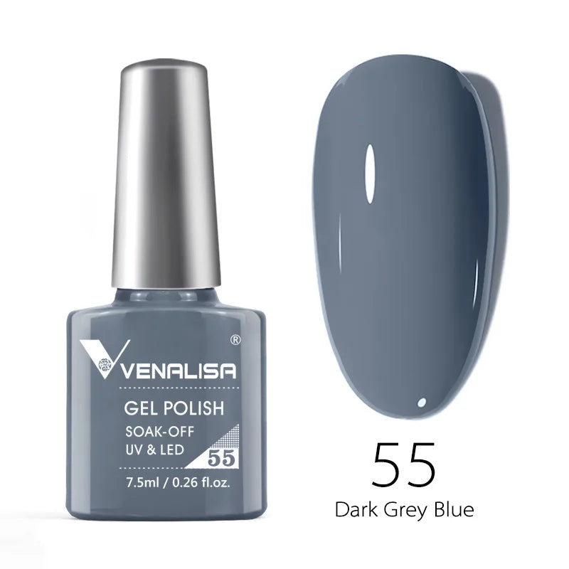 VENALISA 7.5ml HEMA-Free Nail Gel Polish – VIP4 Semi-Permanent Soak-Off UV/LED Gel Varnish, Full Coverage Nail Lacquer