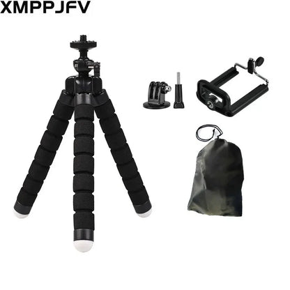 Flexible Mini Octopus Tripod for GoPro Hero 12/11/10/9/8/7 Black MAX & Action Cameras Accessories