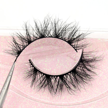 Visofree 13mm 3D Mink Eyelashes – Natural Long Handmade Cruelty-Free False Lashes for Makeup G04