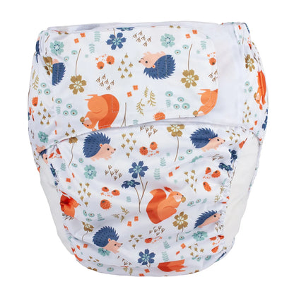 Sigzagor XL Adult Cloth Diaper – Reusable Pocket Nappy with Hook & Loop for Urinary Incontinence 68–128 cm Waist