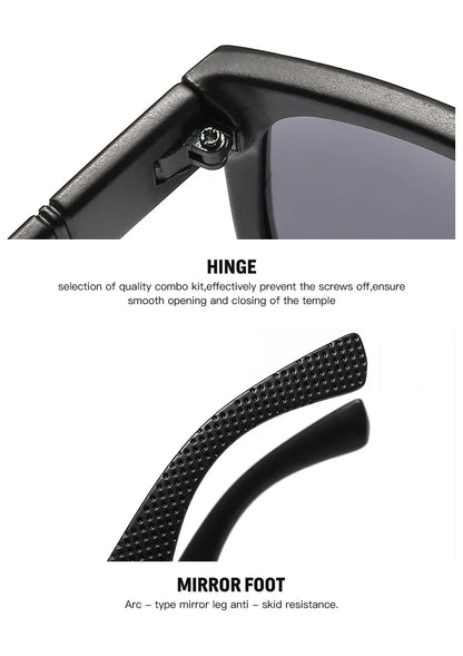 2024 Luxury Polarized Sunglasses for Men — High-End Square UV400 Driving Eyewear & Fashion Travel Sun Glasses