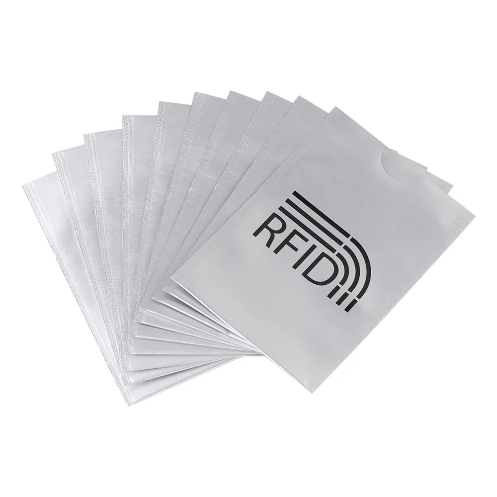 10PCS RFID Credit Card Protector Sleeves – Anti-Theft Blocking Skin Case Covers for Bank Cards, New Hot Sale